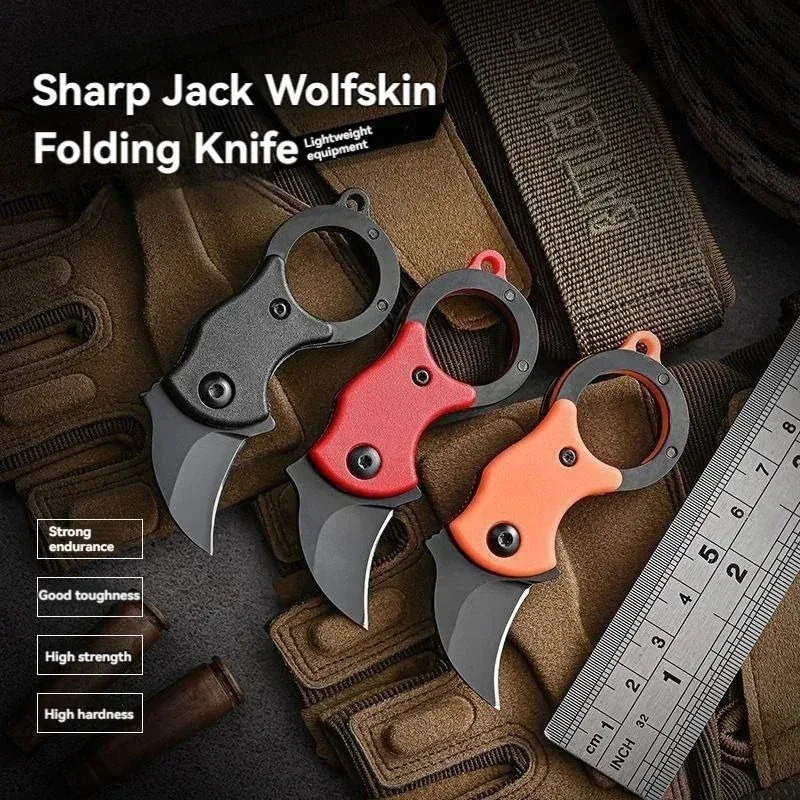 Bushcraft Knife Fixed - Mini brelok do kluczy z nożykiem