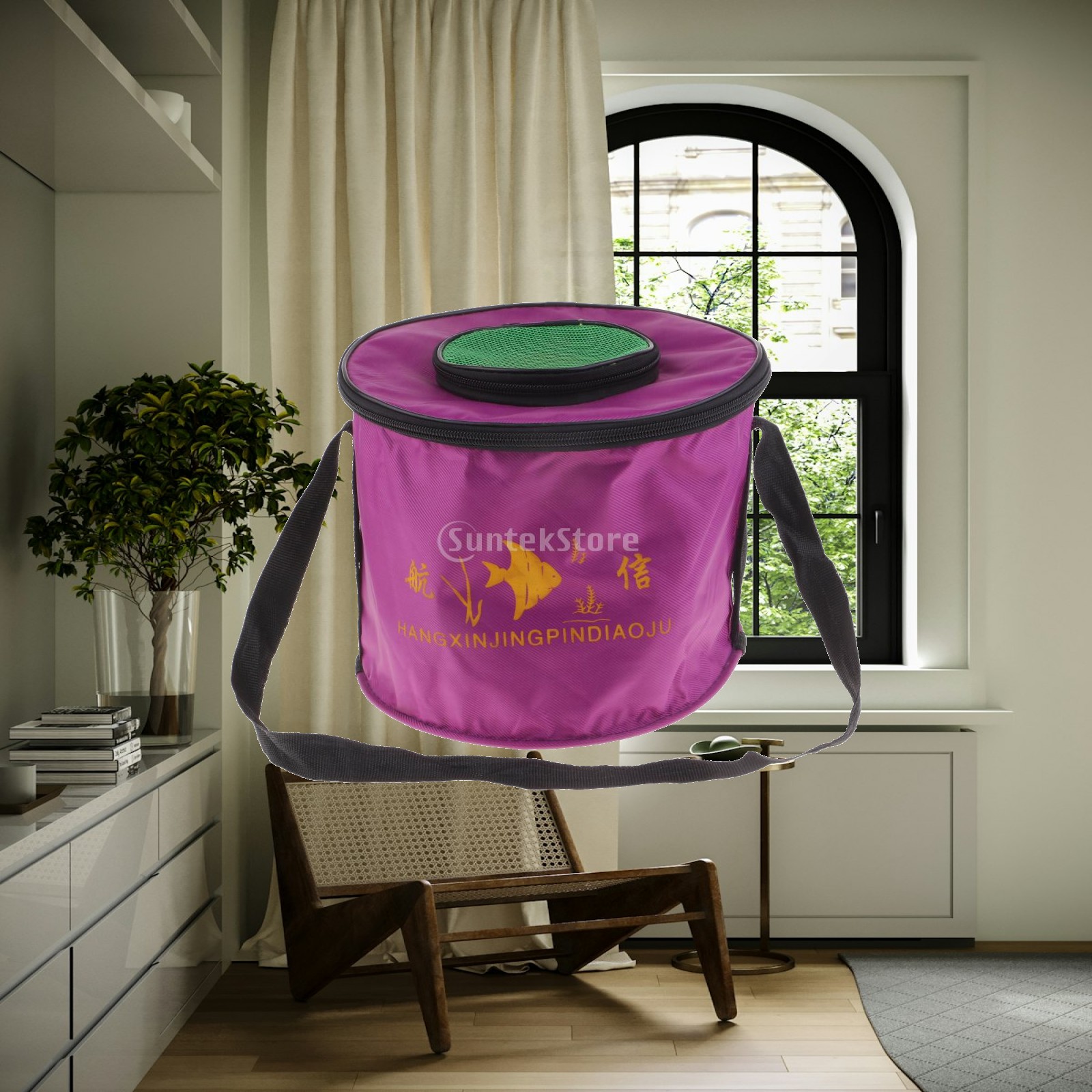 Water Bag Collapsible - Składane wiadro wędkarskie z płótna, przenośny