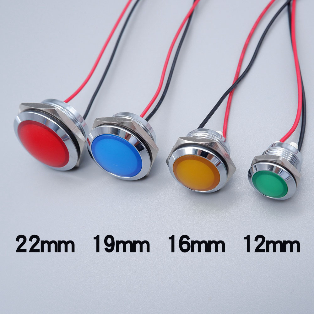 Metalowa lampka kontrolna LED  – Signal Panel Orange recenzja i cena