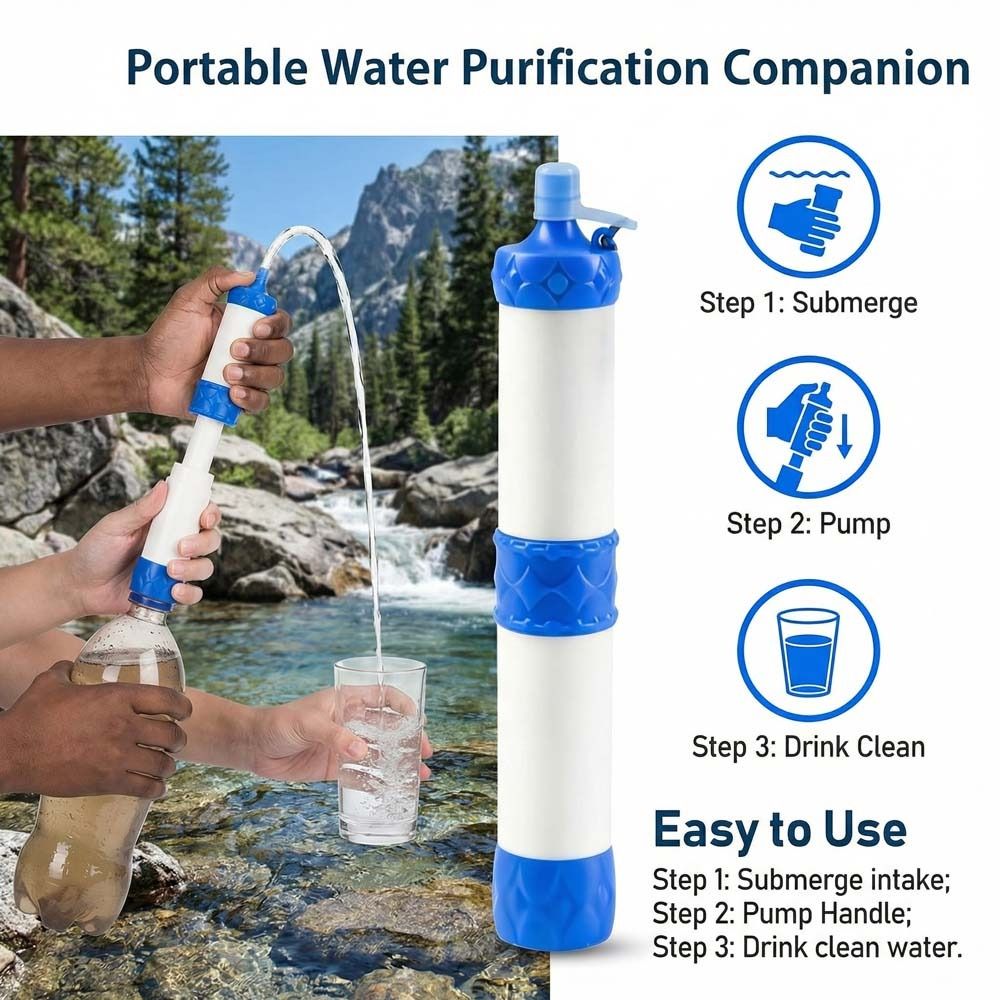 Mini filtr do wody w formie sł – Water Purification Straw recenzja i cena