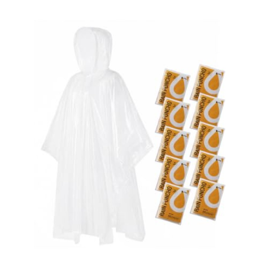 Jednorazowe poncza przeciwdesz – Emergency Poncho Rain recenzja i cena