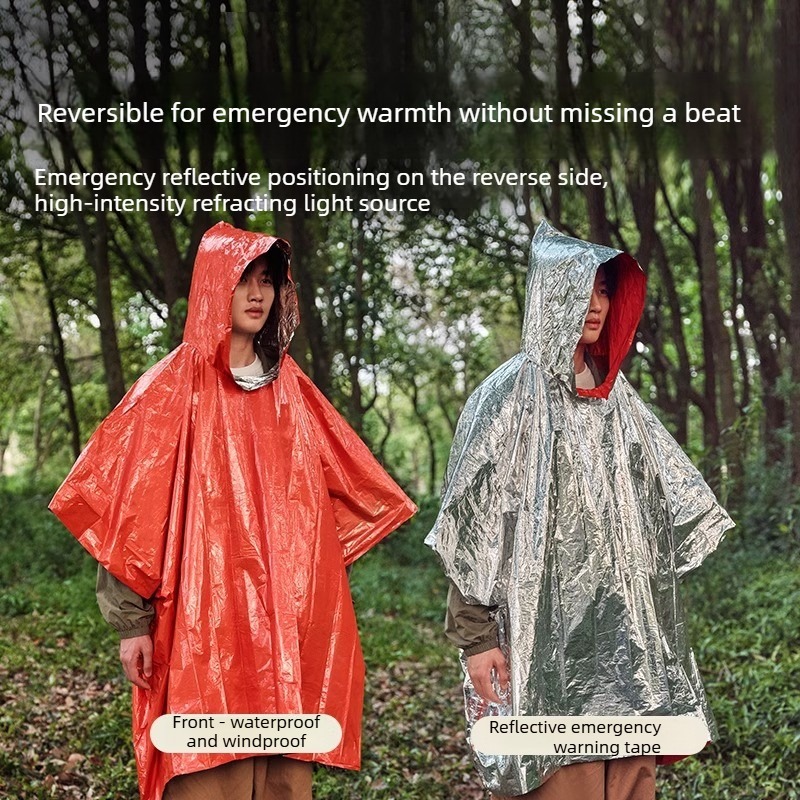 1-10 SZT. Awaryjne ponczo prze – Emergency Poncho Rain recenzja i cena