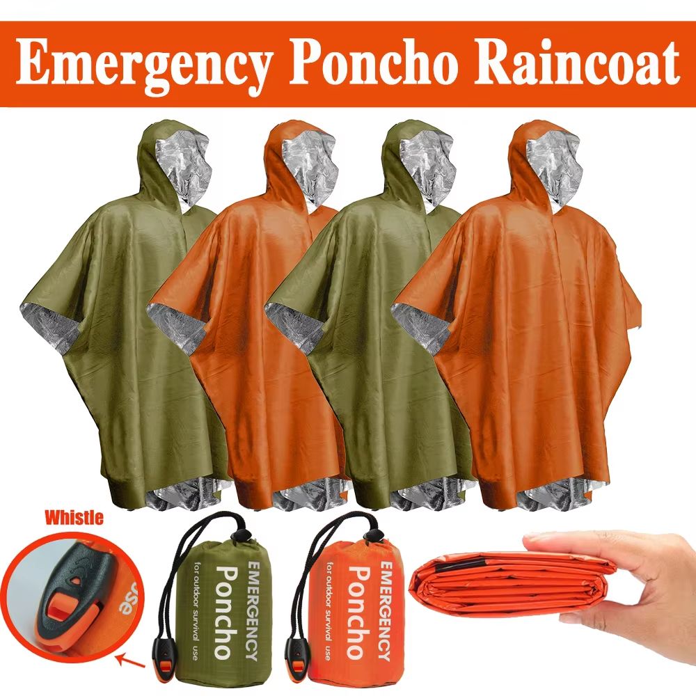 Awaryjne ponczo przeciwdeszczo – Emergency Poncho Rain recenzja i cena